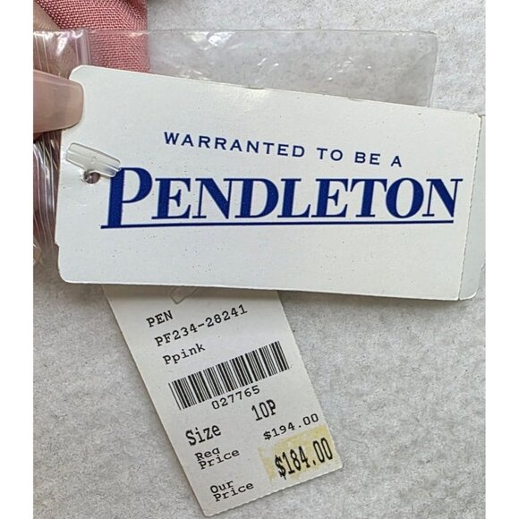 Pendleton 100% Virgin Wool Blazer Petite 10 Old Money Luxury Capsule Deadstock - Picture 9 of 9